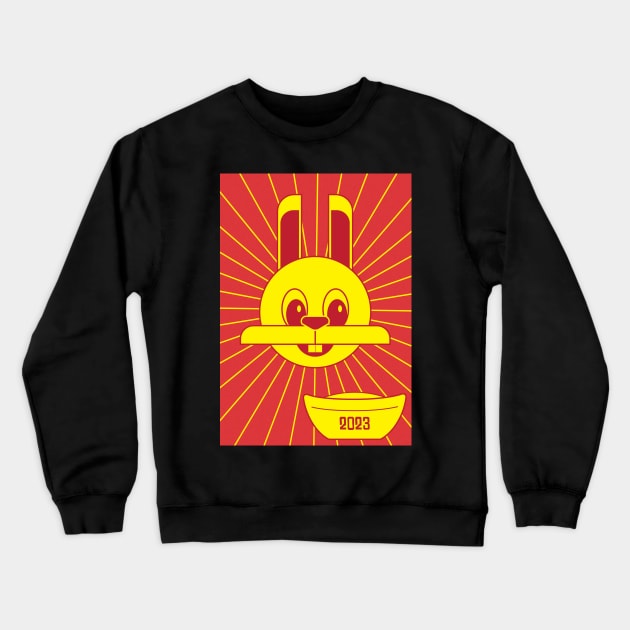 Year of the Rabbit Crewneck Sweatshirt by TheRatbagCo